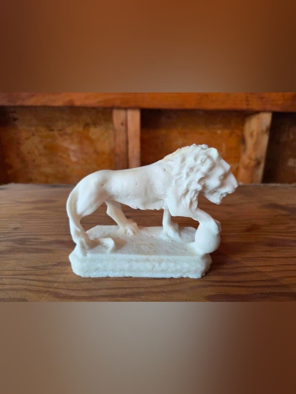 Vintage Medici Lion Figurine
